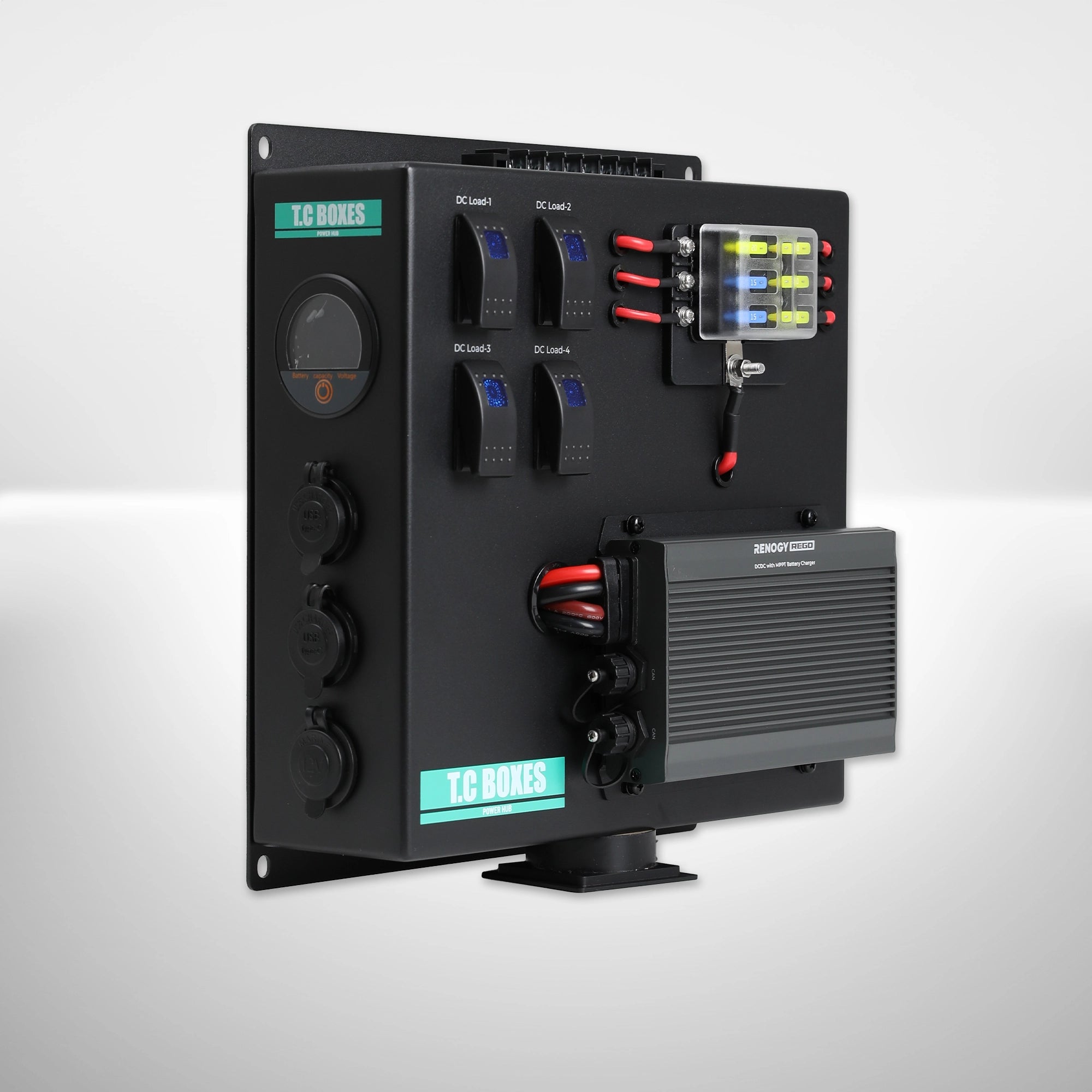 T.C Boxes Power Hub By Renogy | 12V Compact Ute Power System