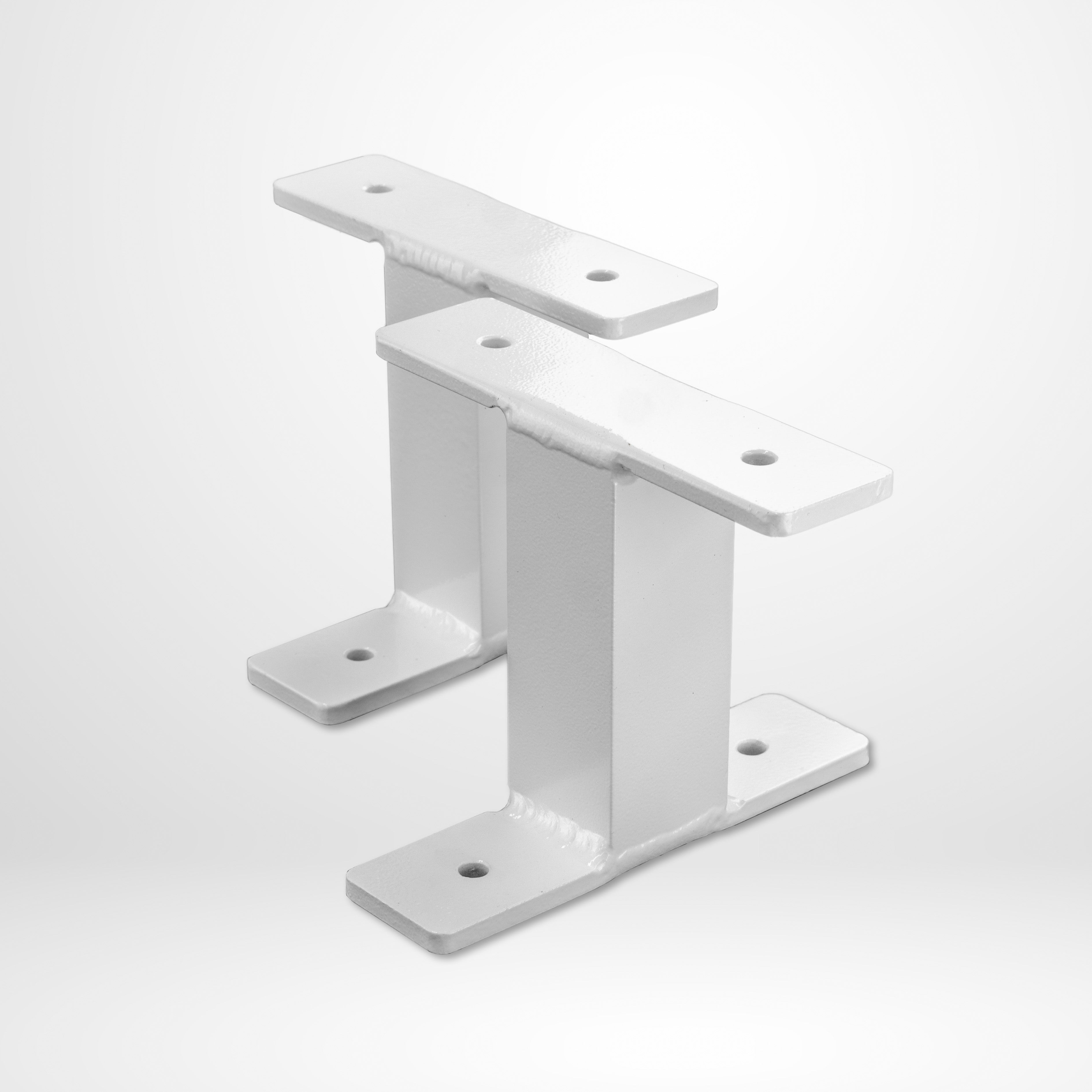 120mm Tradesman Rack Mounting Feet (Pair) - White – T.C BOXES